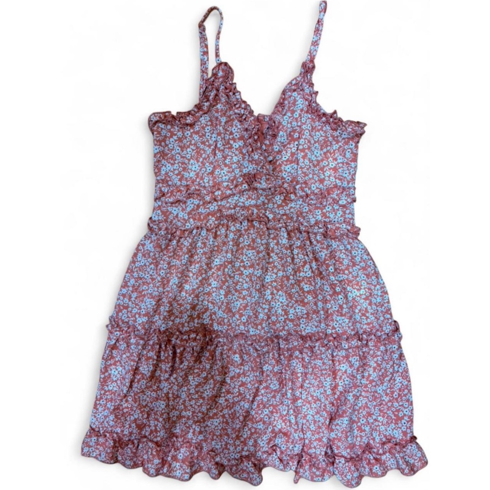 NWT Pink and white floral mini sundress
